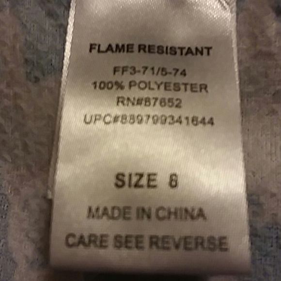 NWOT🎄Xmas Bulldogs🎄Pajama Pants Size 8 - Picture 3 of 3